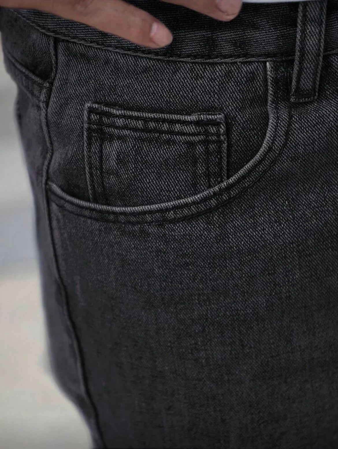 Heritage Washed Straight Jeans