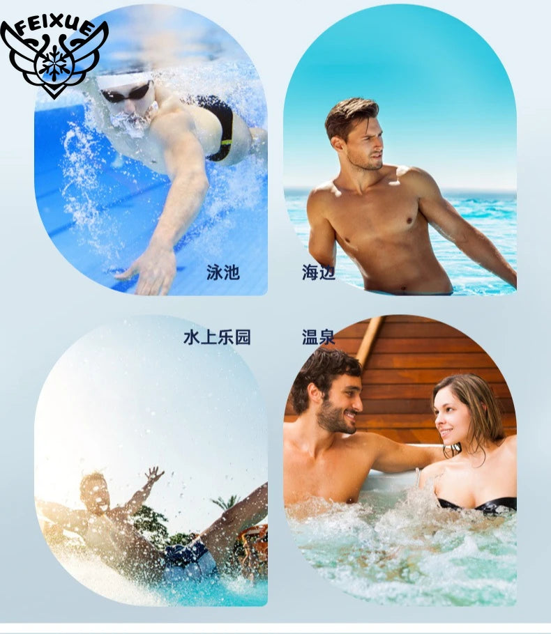 شورت سباحة رجالي للشاطئ بمقاسات كبيرة