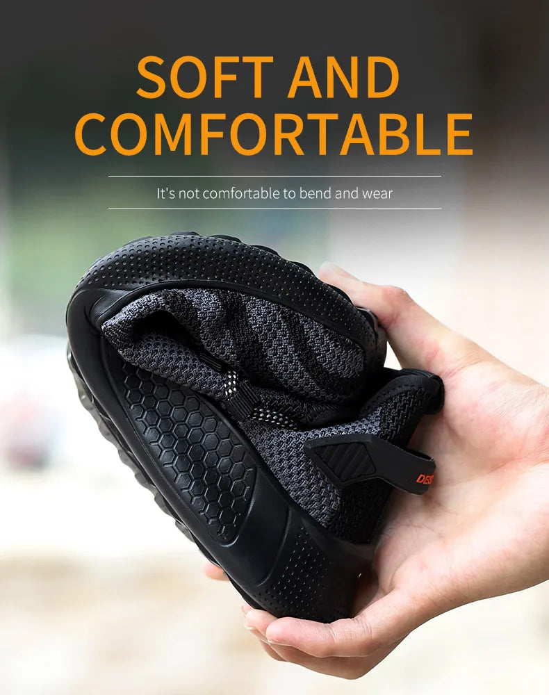 أحذية عمل خفيفة الوزن غير قابلة للتدمير للرجال