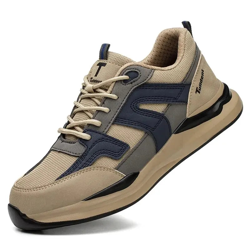 أحذية رياضية رجالية للعمل بمقدمة فولاذية غير قابلة للتدمير