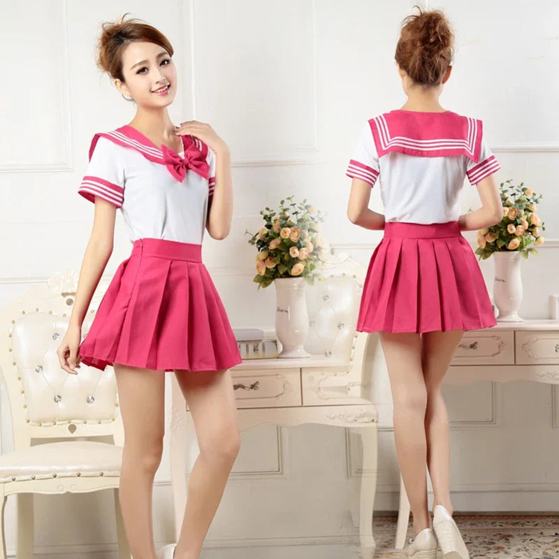 Japanese JK Sailor Schoolgirl Cosplay Uniform