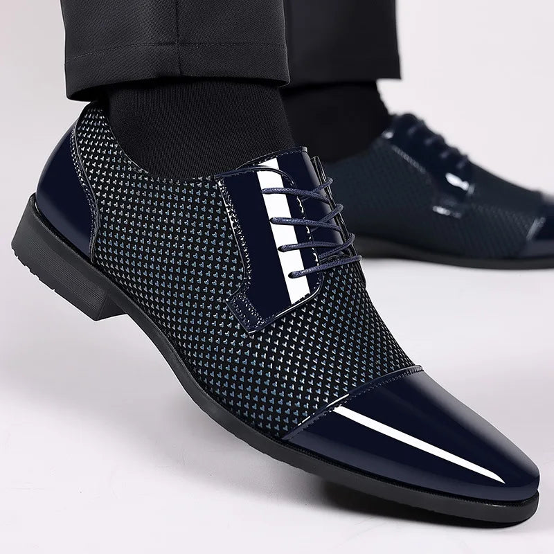Royal Black Oxford Shoes