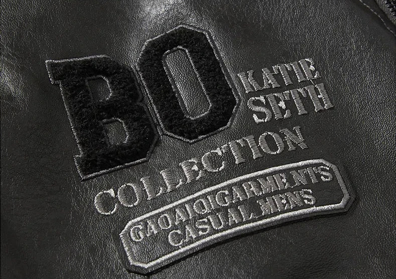 بدلة دراجة نارية للرجال مقاس كبير من البولي يوريثان - سترة من الصوف