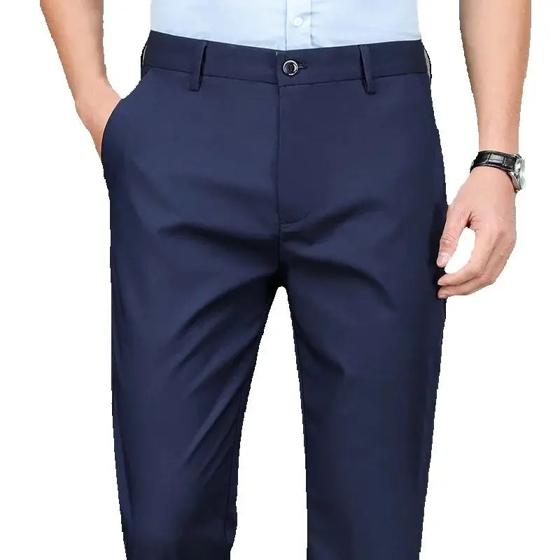 Men Black Smart Trousers