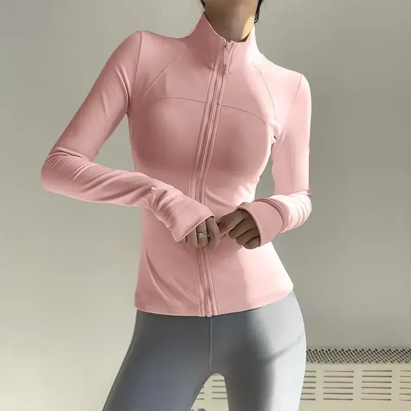 Women Long Sleeve Yoga Jacket