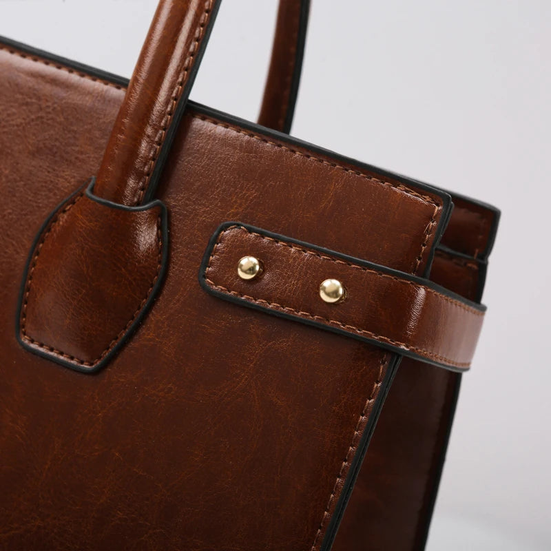 Soft Leather Tote Bag