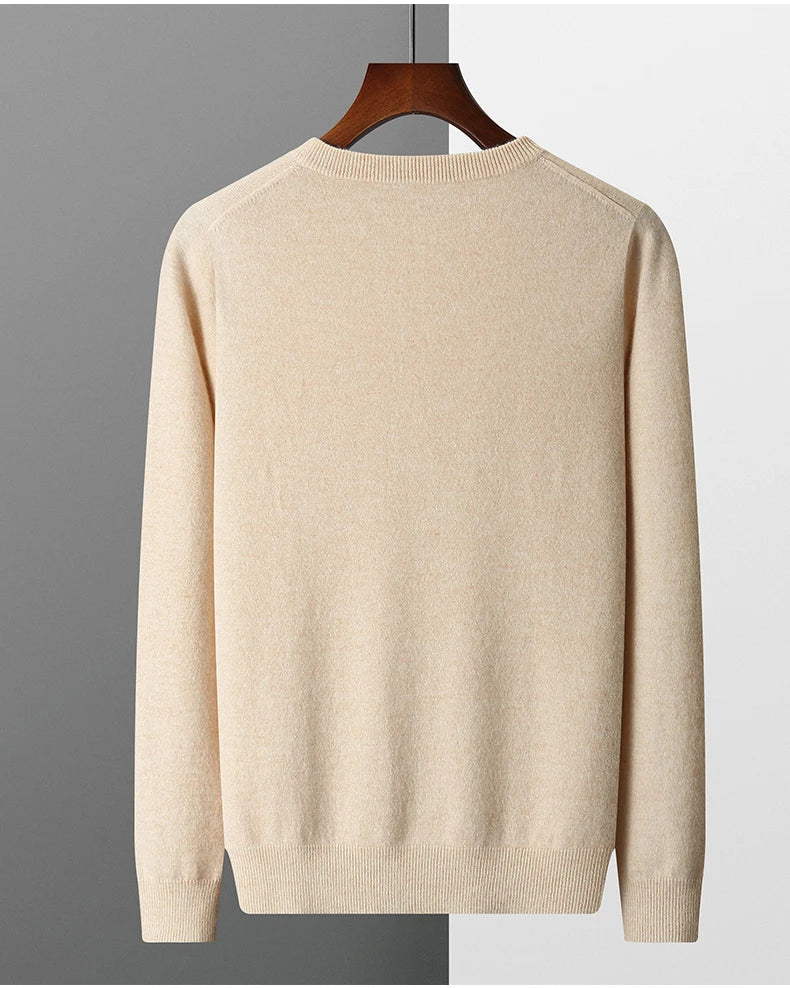Men Merino Wool Pullover Sweater