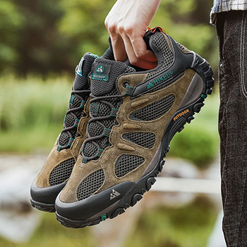 أحذية المشي لمسافات طويلة الخارجية القابلة للتنفس للرجال
