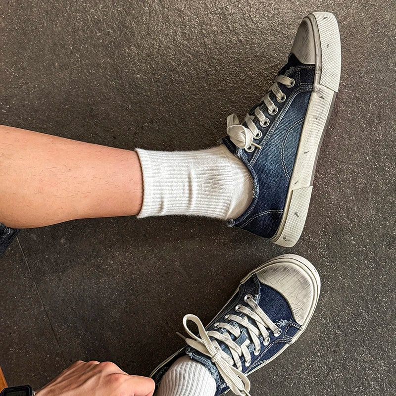 Men’s Luxury Casual Canvas Fisherman Shoes