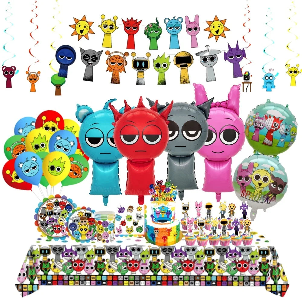 Kids Birthday Party Decoration Set