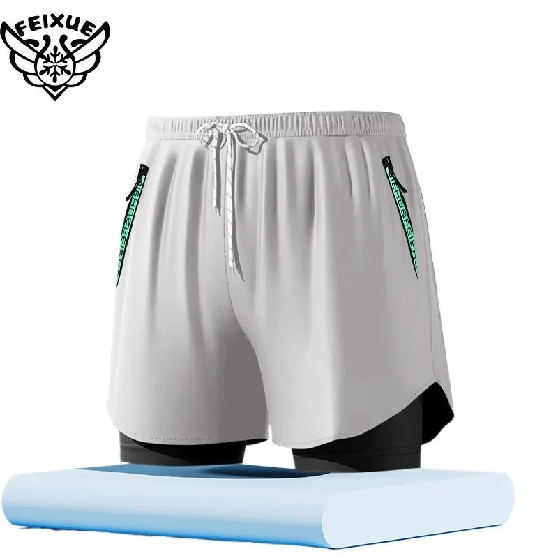 شورت سباحة رجالي للشاطئ بمقاسات كبيرة