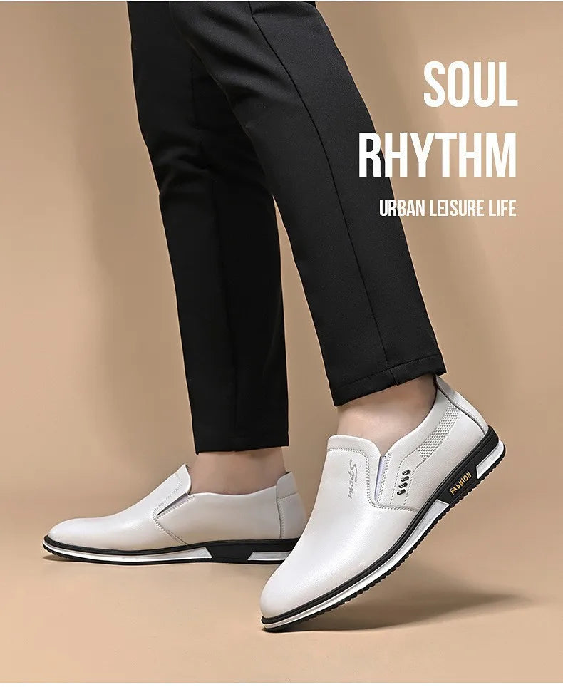 Men Luxury Leather Driving Shoes