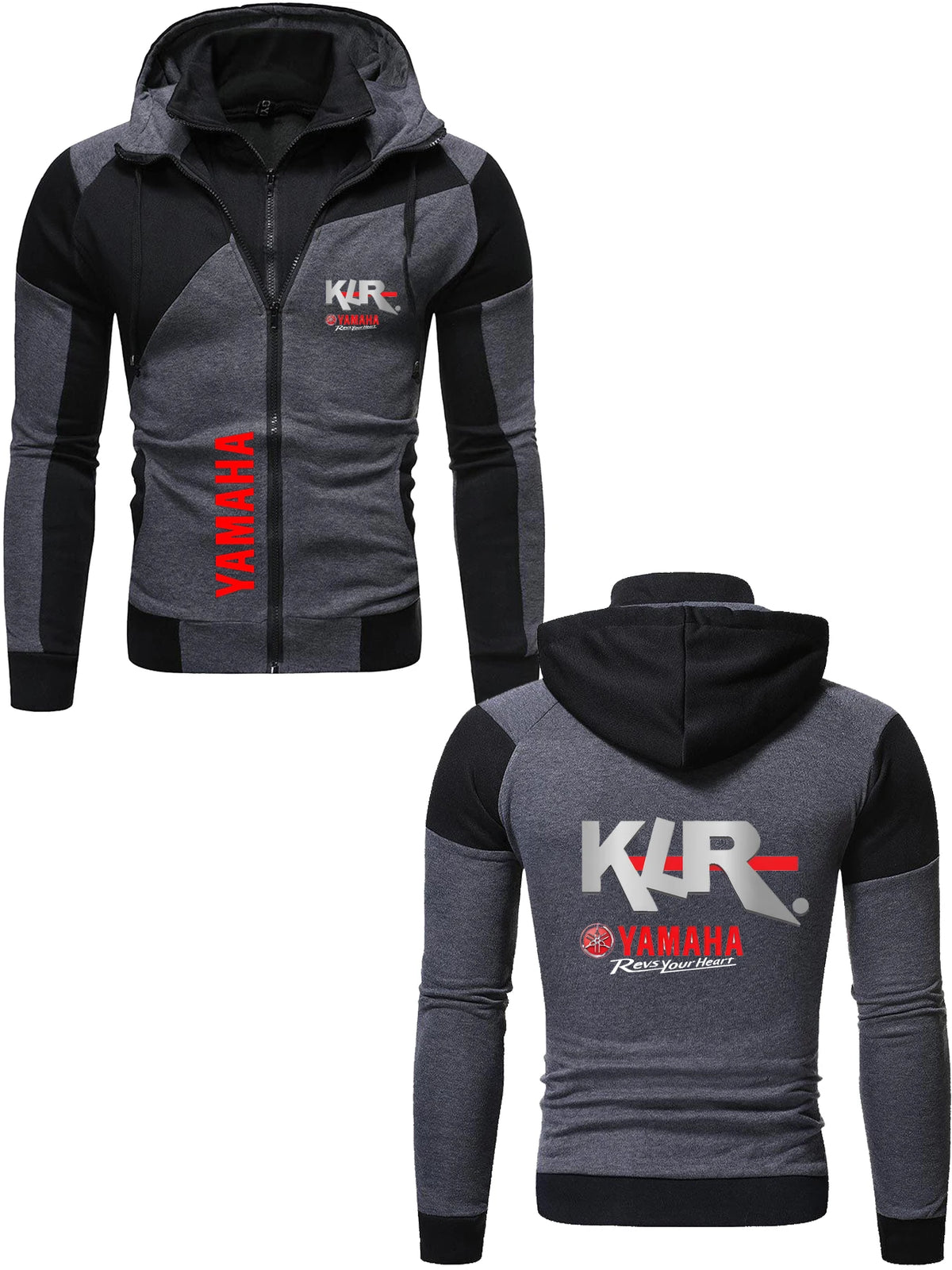 Yamaha Logo Zip-Up Hoodie