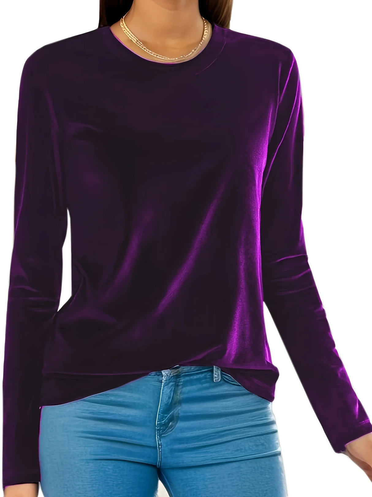 Women's Plus Size Long Sleeve Top – 2025 Collection
