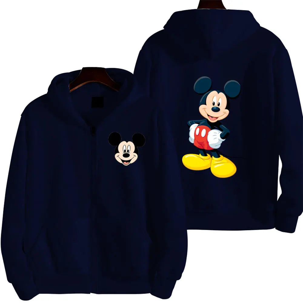 Oversized Mickey Zip Hoodie