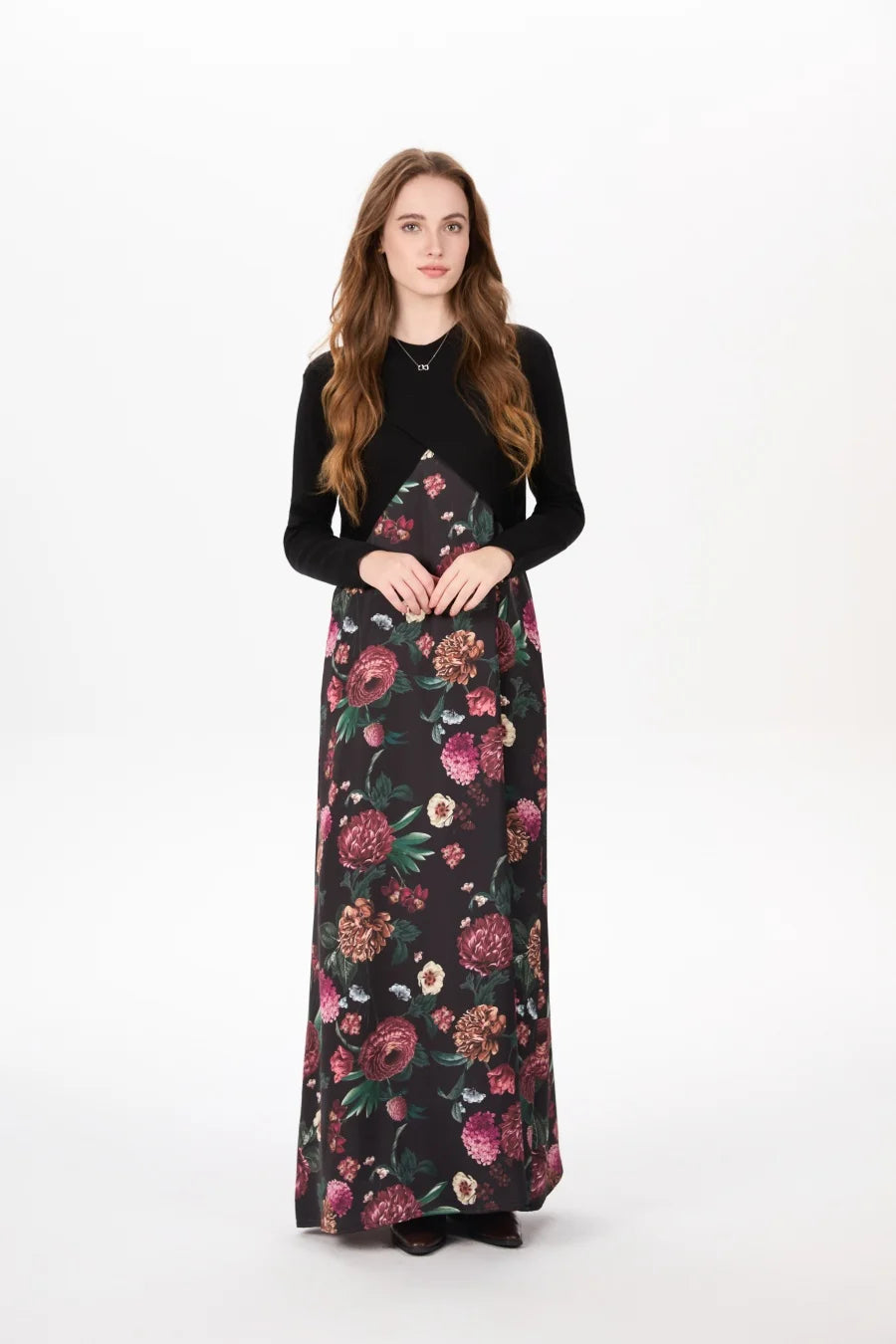 Luxe Satin Knit Maxi Set