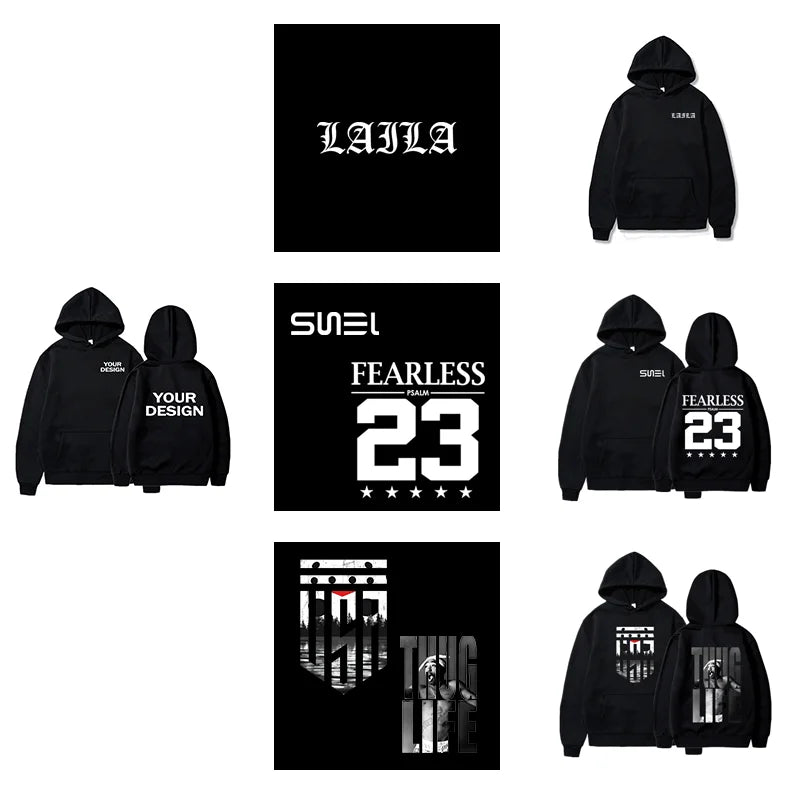 Men Custom Print Hoodie