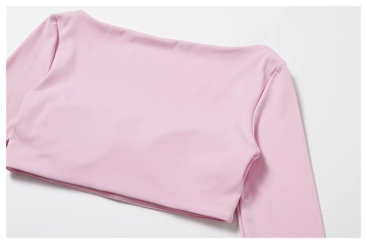 Women's Long Sleeve Yoga Shirt – Gym Push-Up Fitness Top