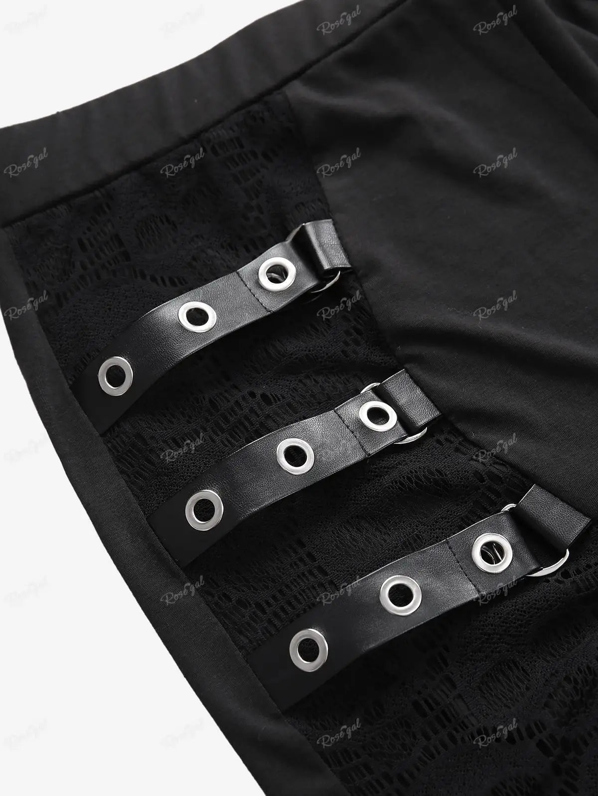 Women Plus Size Gothic Patchwork Pants