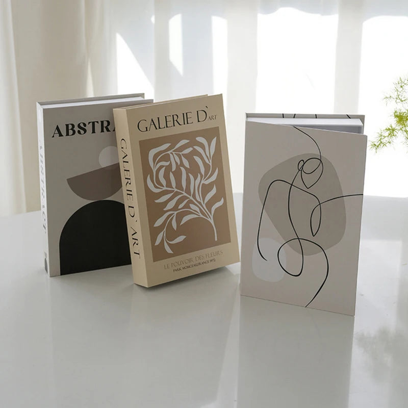 Minimalist Luxury Fake Book Decor