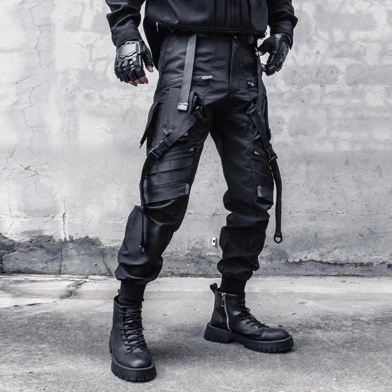 Men Techwear Tactical Cargo Pants
