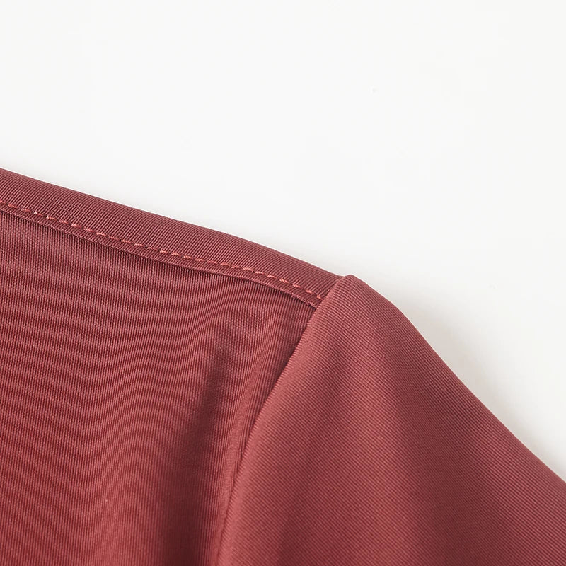 قميص رجالي مطاطي بأكمام قصيرة