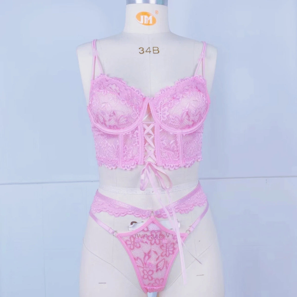 Luxury Floral Lace Bra Set