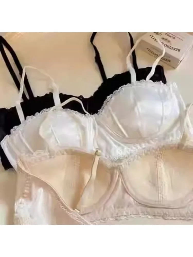 حمالة صدر نسائية نصفية من الدانتيل الفرنسي