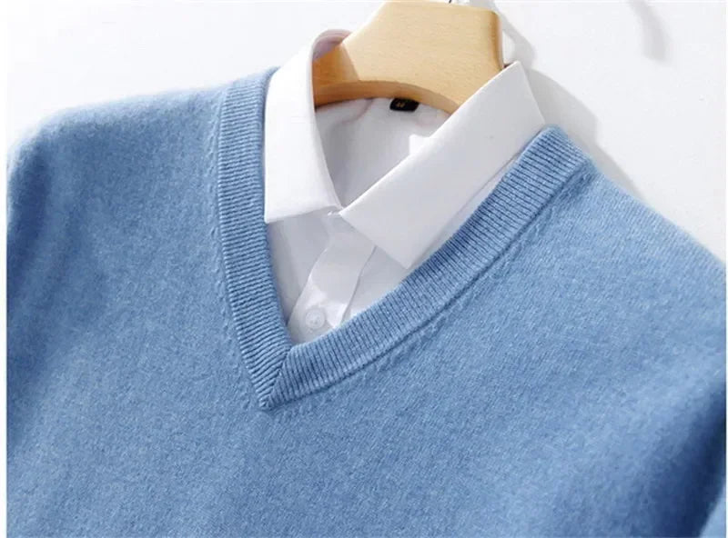 Men’s Wool Cashmere Pullover