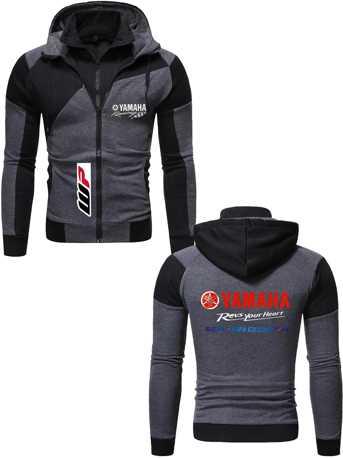 Yamaha Logo Zip-Up Hoodie