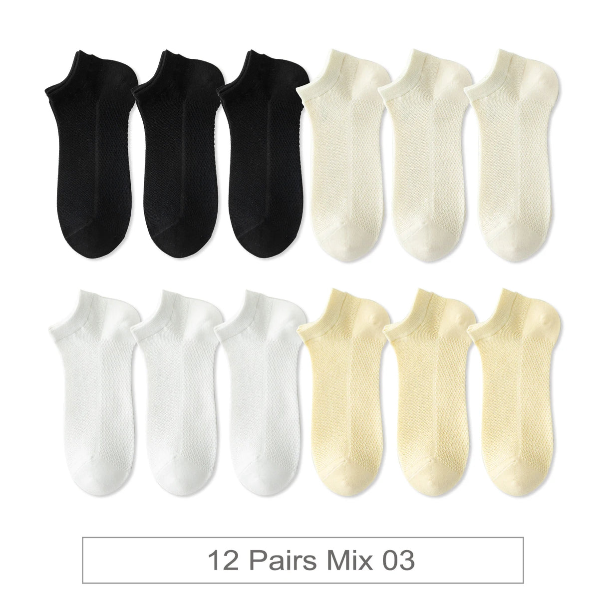 Women Cotton Mesh Socks
