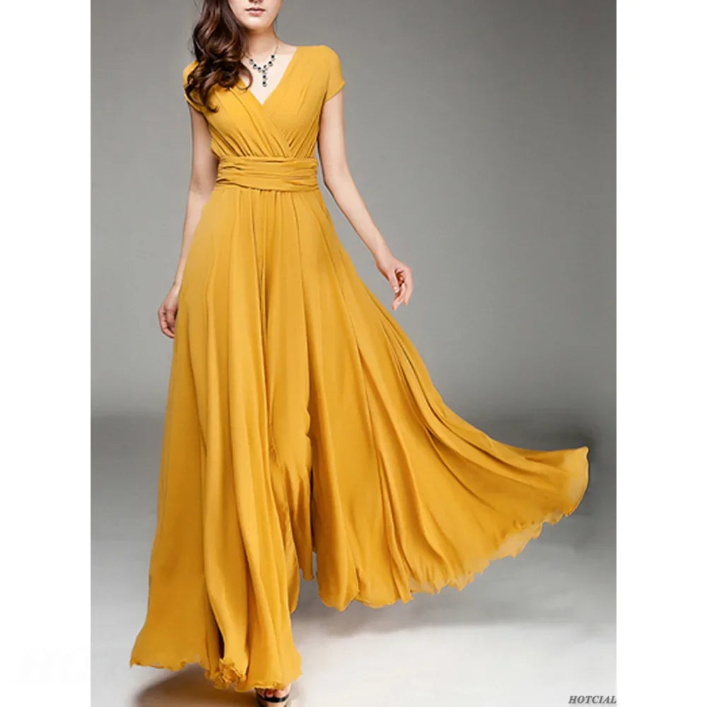 Women Chiffon Summer Party Dress