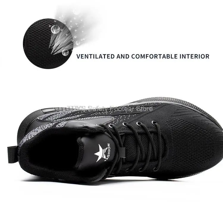 أحذية أمان عالية الجودة للرجال غير قابلة للتدمير