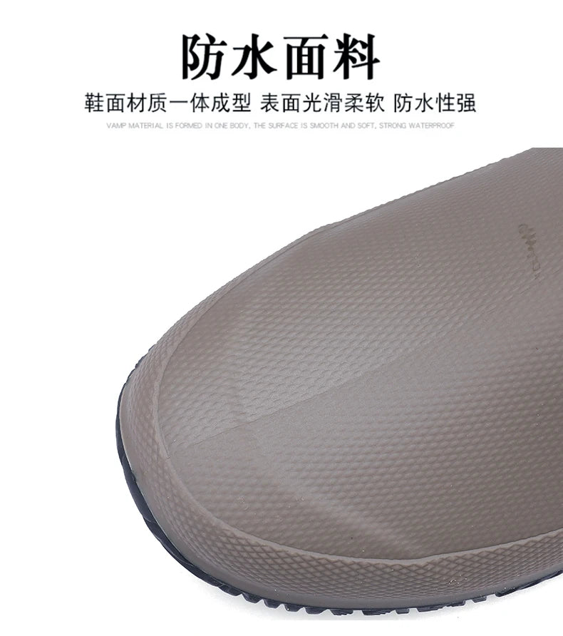 أحذية مطر للجنسين للصيد والمشي لمسافات طويلة