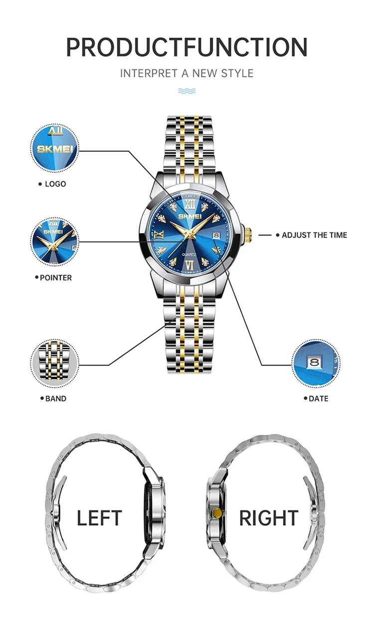 Men’s Alloy Steel Business Quartz Watch