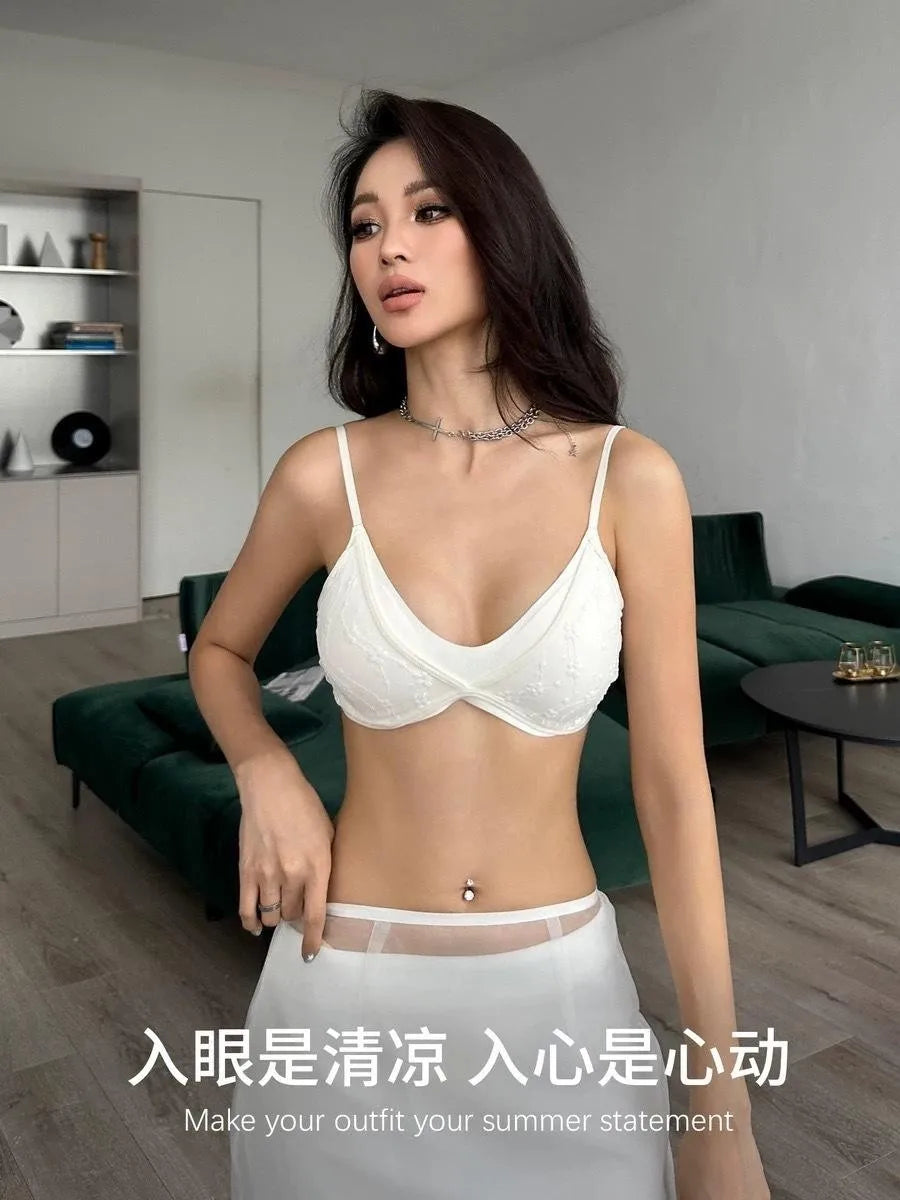 Seamless Lace Bra