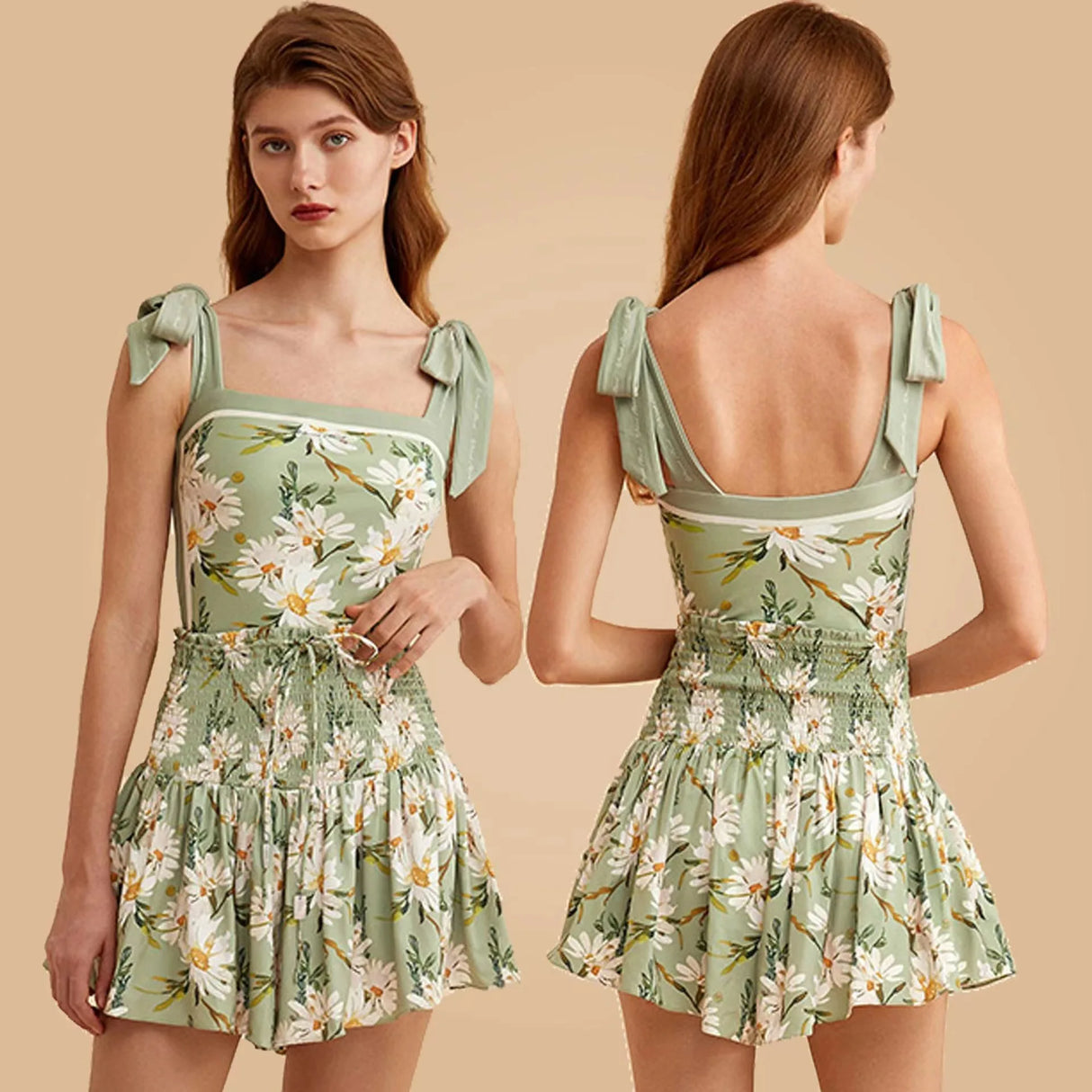 Vintage Bandage Swimsuit