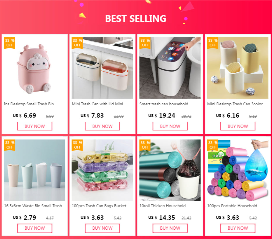 Folding Kitchen Trash Can