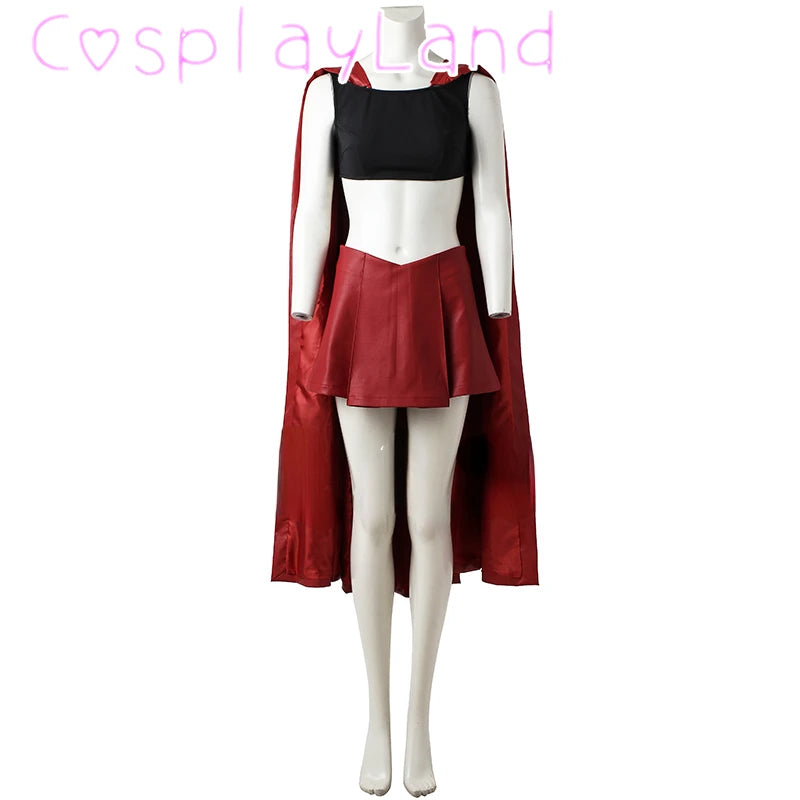 Kara Zor-El Superhero Cosplay Jumpsuit Costume