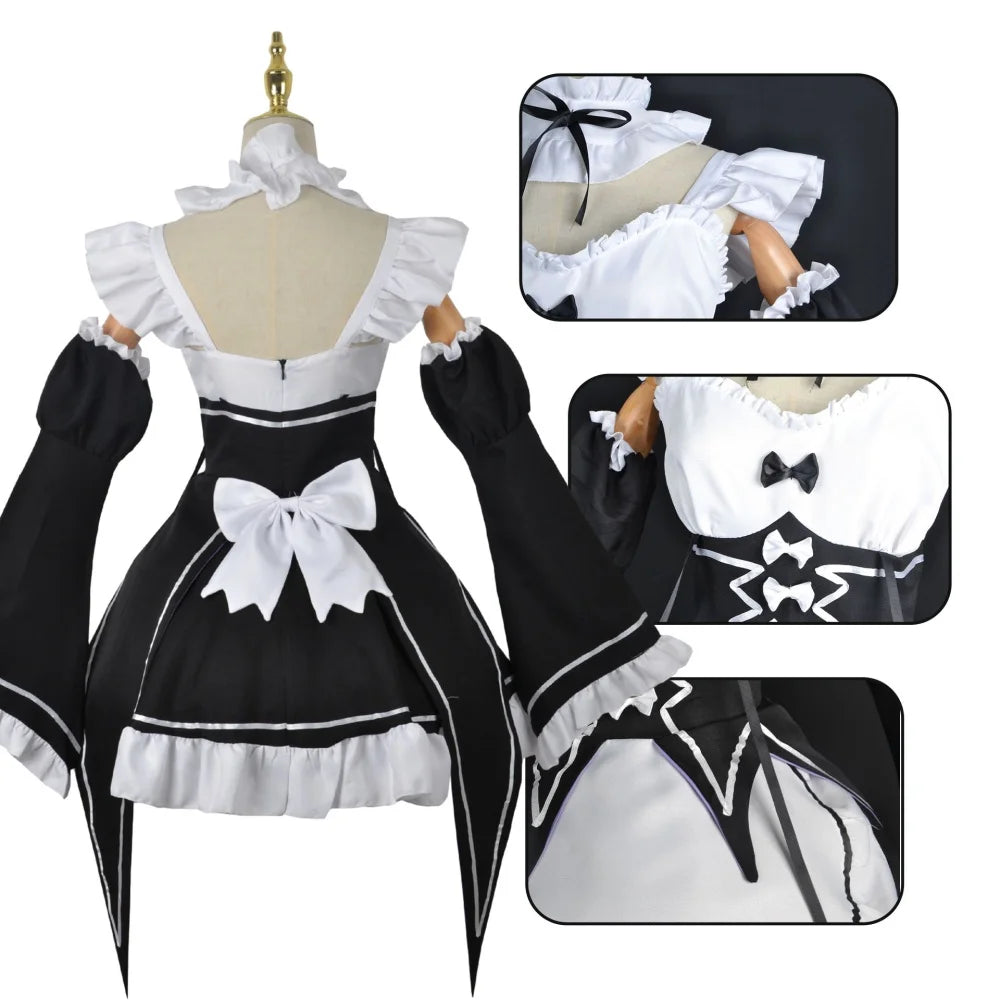 Ram & Rem Maid Cosplay Dress