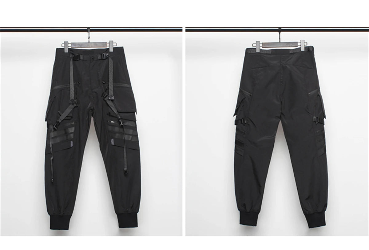Men Techwear Tactical Cargo Pants
