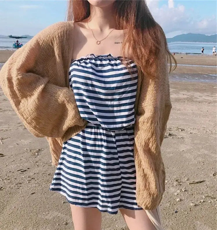 Women Oversized Long Knit Cardigan