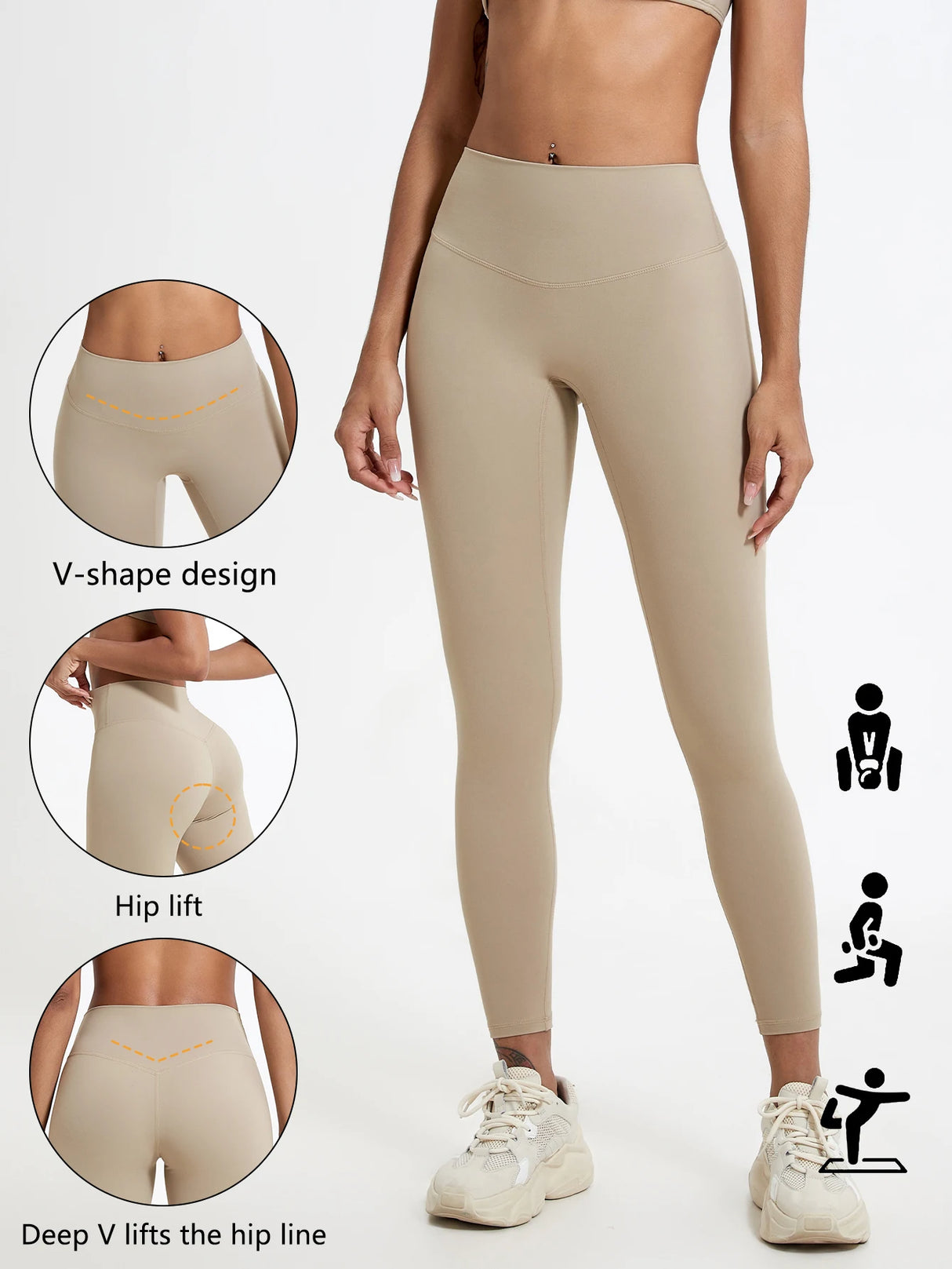 Hearuisavy High Waist Quick-Dry Women's Yoga Leggings – Super Soft Fabric
