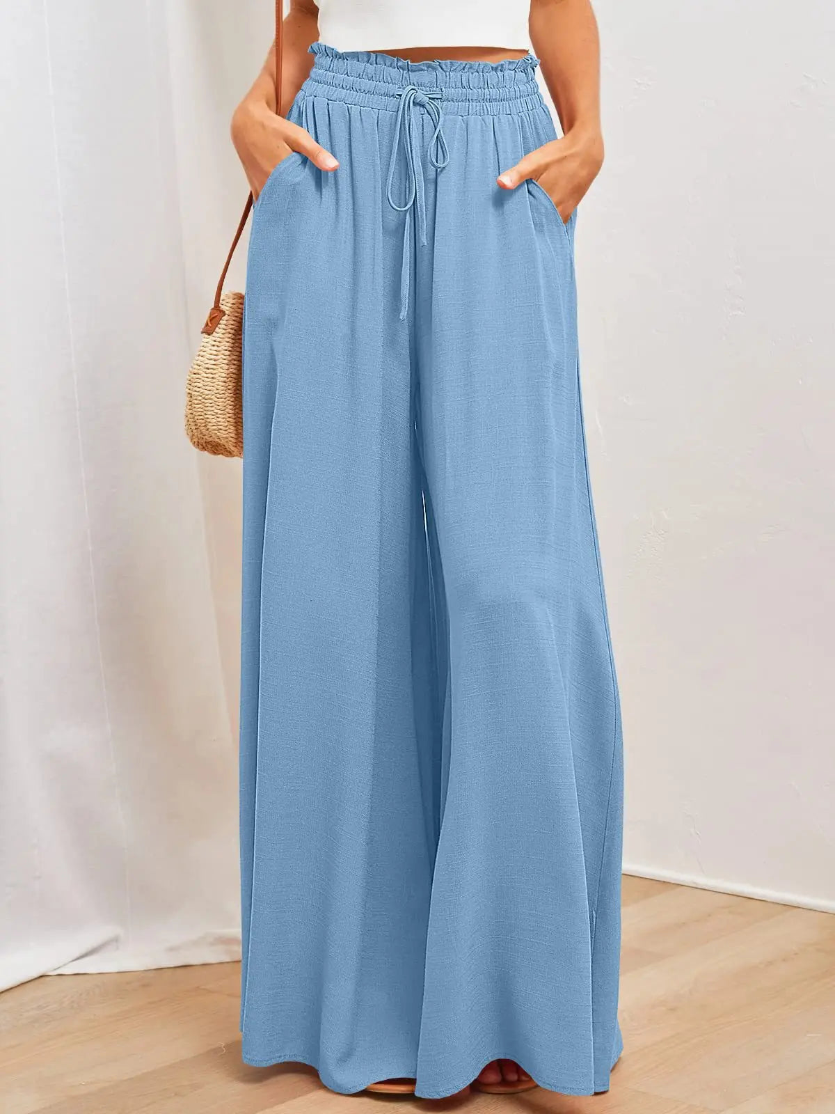 Women Summer Wide Leg Pants