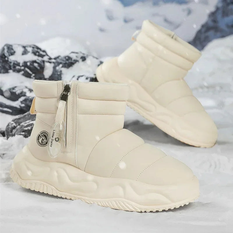 أحذية مطاطية قصيرة مقاومة للماء للنساء