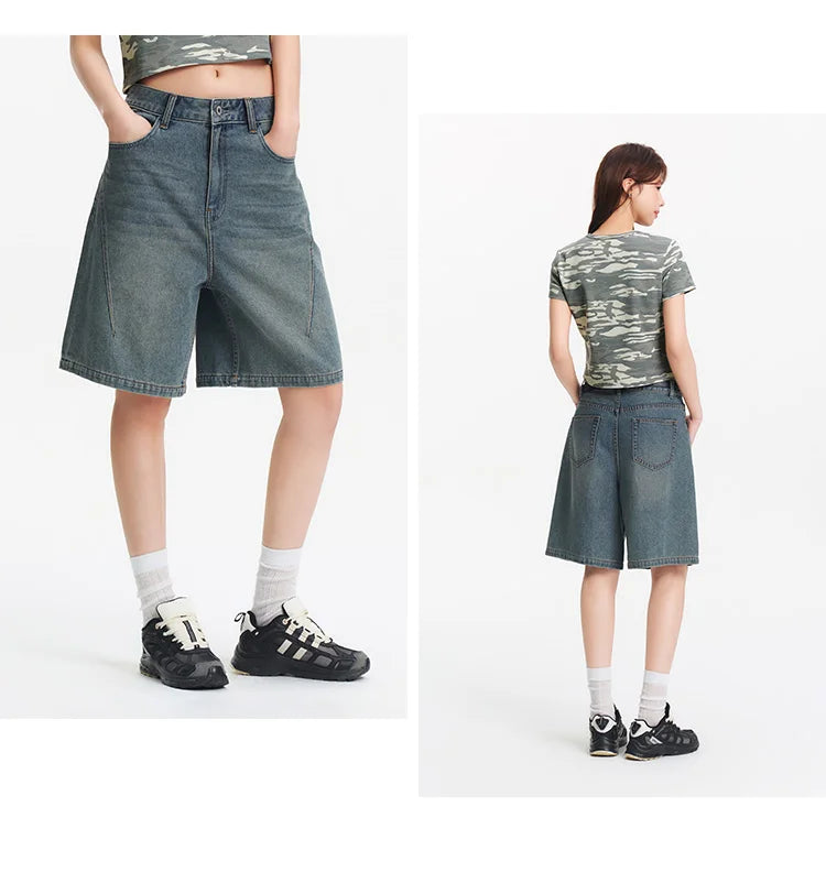 CoolTide™ – Loose Cooling Shorts (Vintage Slim 2025 Denim Design)