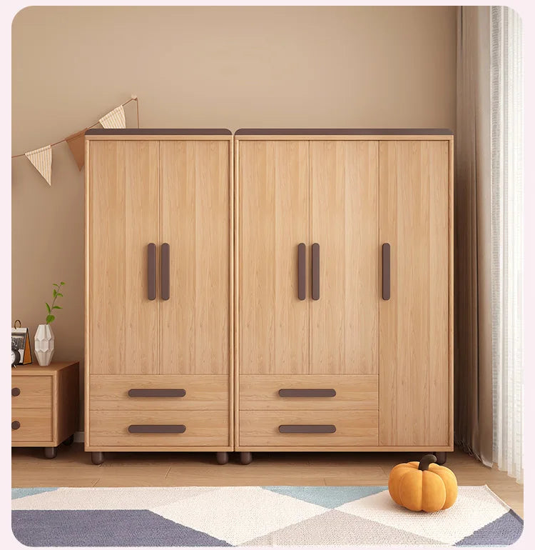 Wooden Storage Wardrobe Cabinet