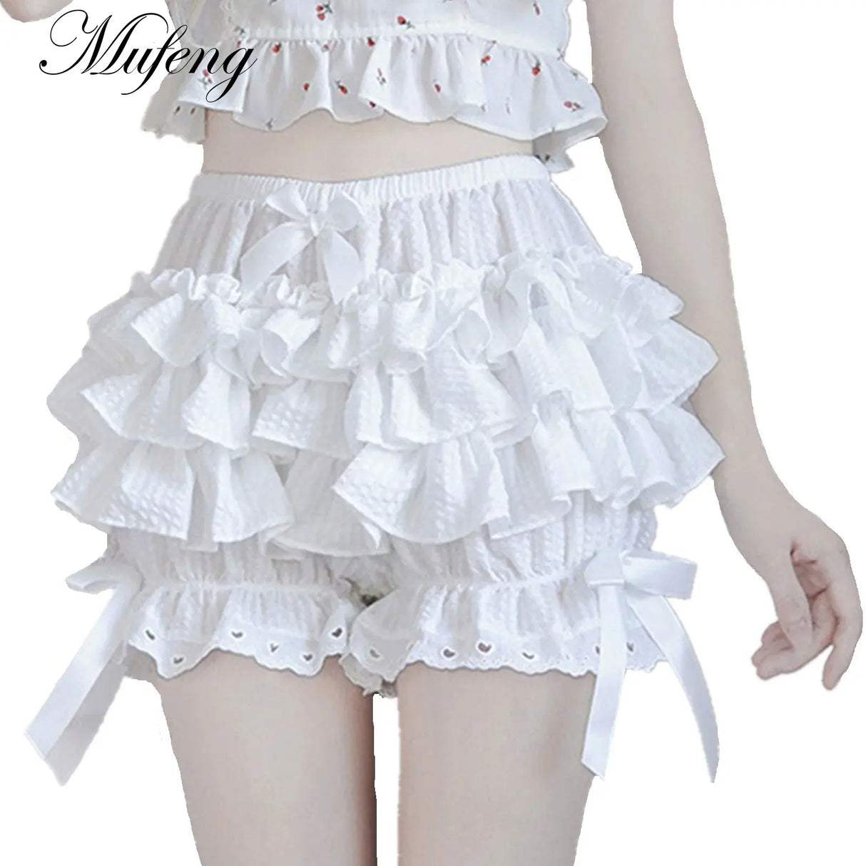 Women's Lolita Lace Pumpkin Shorts