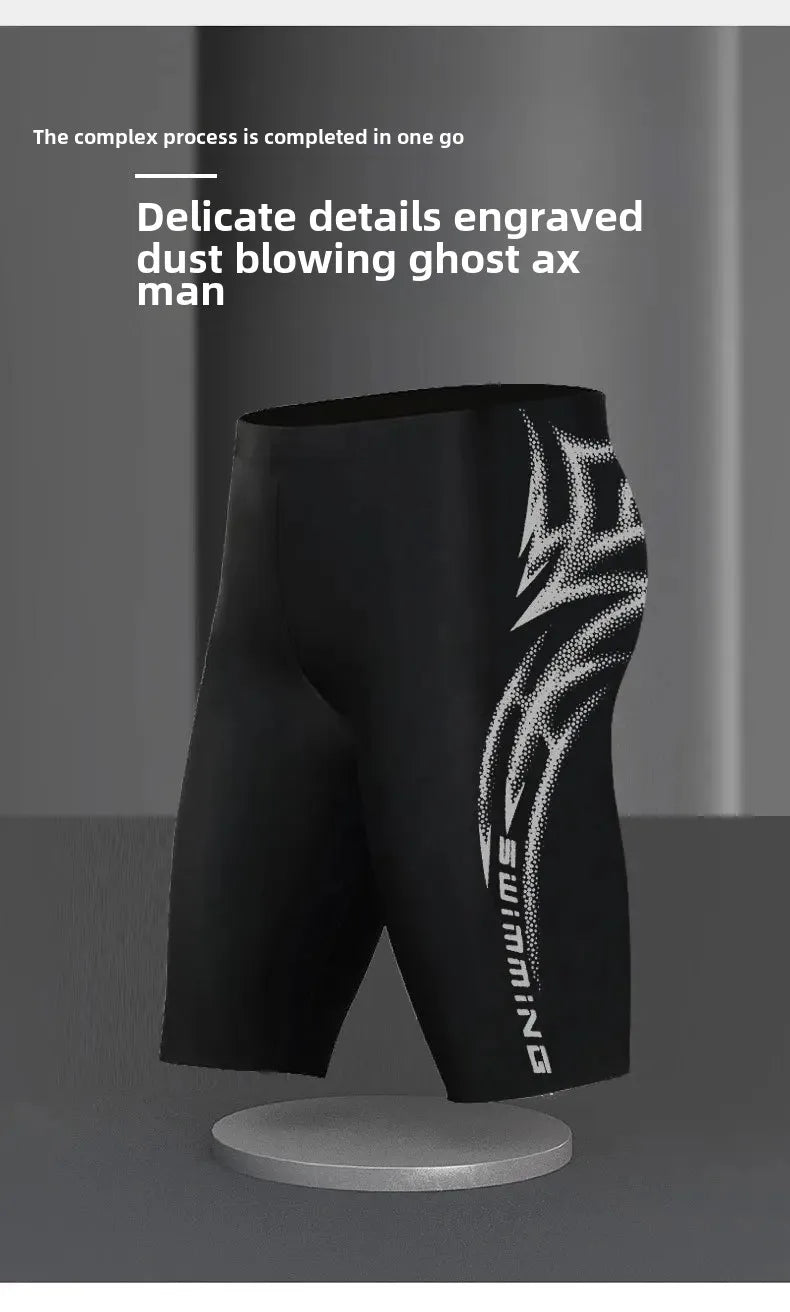 بنطلون سباحة طويل للرجال بمقاسات كبيرة