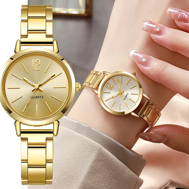 Luna Gold Bracelet Watch